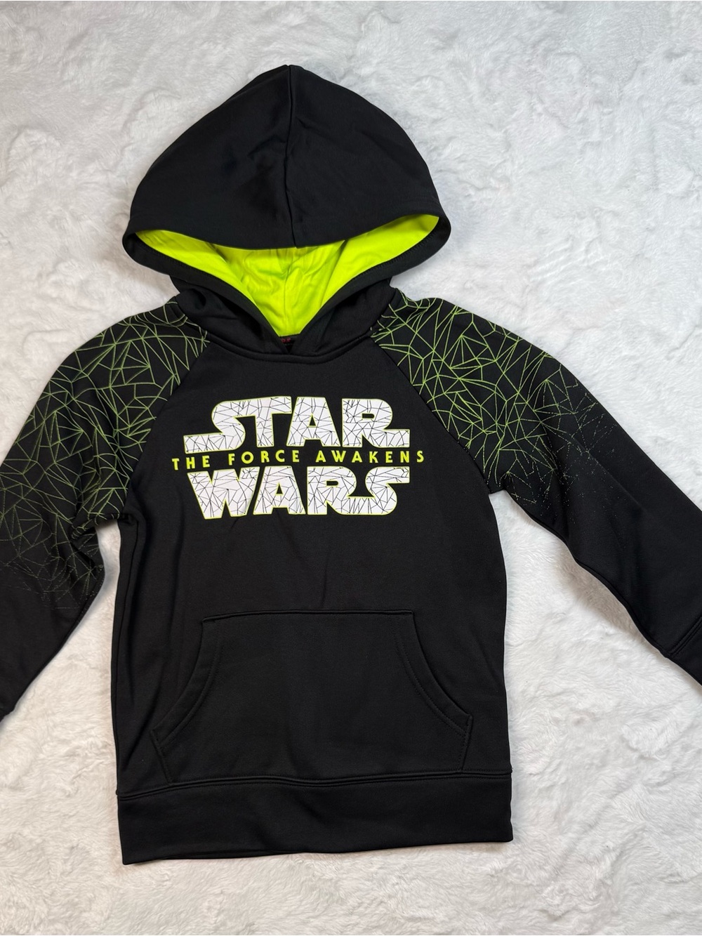 Kohl's Star Wars Kids' Black & Neon Green Hoodie